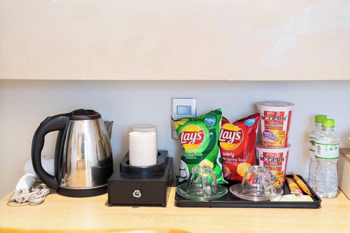 Quarto casal luxo | Alimentação e bebidas