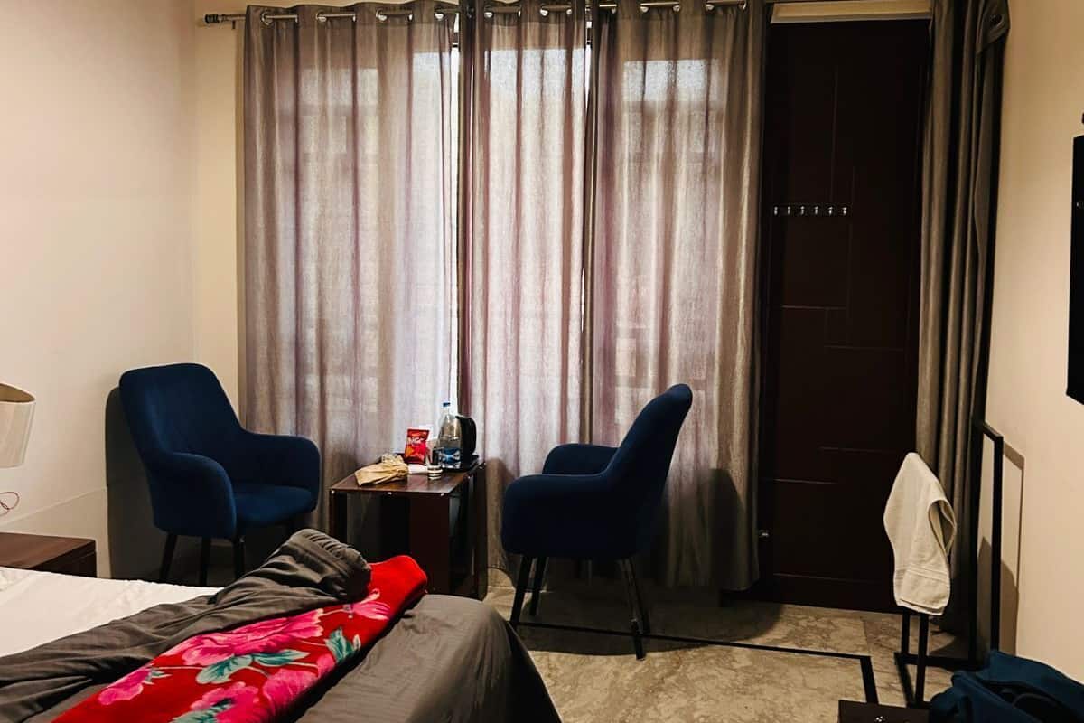 Phòng đôi Deluxe, quang cảnh thành phố | Bàn, truy cập Internet không dây miễn phí