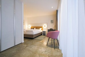 Superior Double Room, 1 King Bed with Sofa bed, Air conditioning | In-room safe, desk, laptop workspace, soundproofing - Boutique Hotel Piazza Grande Locarno  (Locarno)