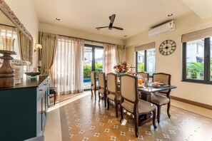 Dining - ELIVAAS Casa Bonita 4BHK Villa With Pool (Marra)