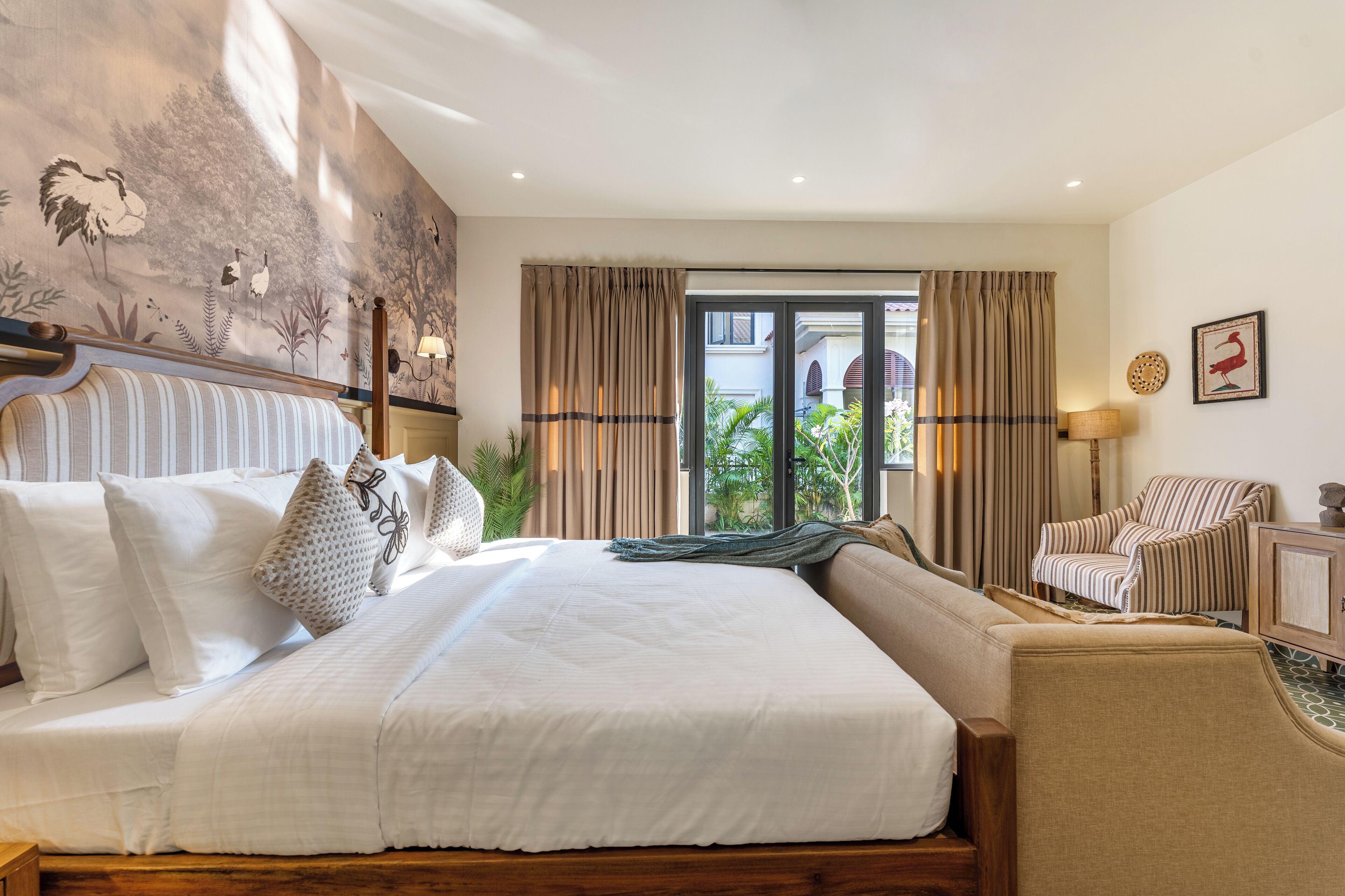 Vila clássica, sacada, vista para o jardim | Ferros/tábuas de passar roupa, Wi-Fi de cortesia