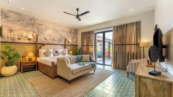 經典別墅, 露台, 花園景