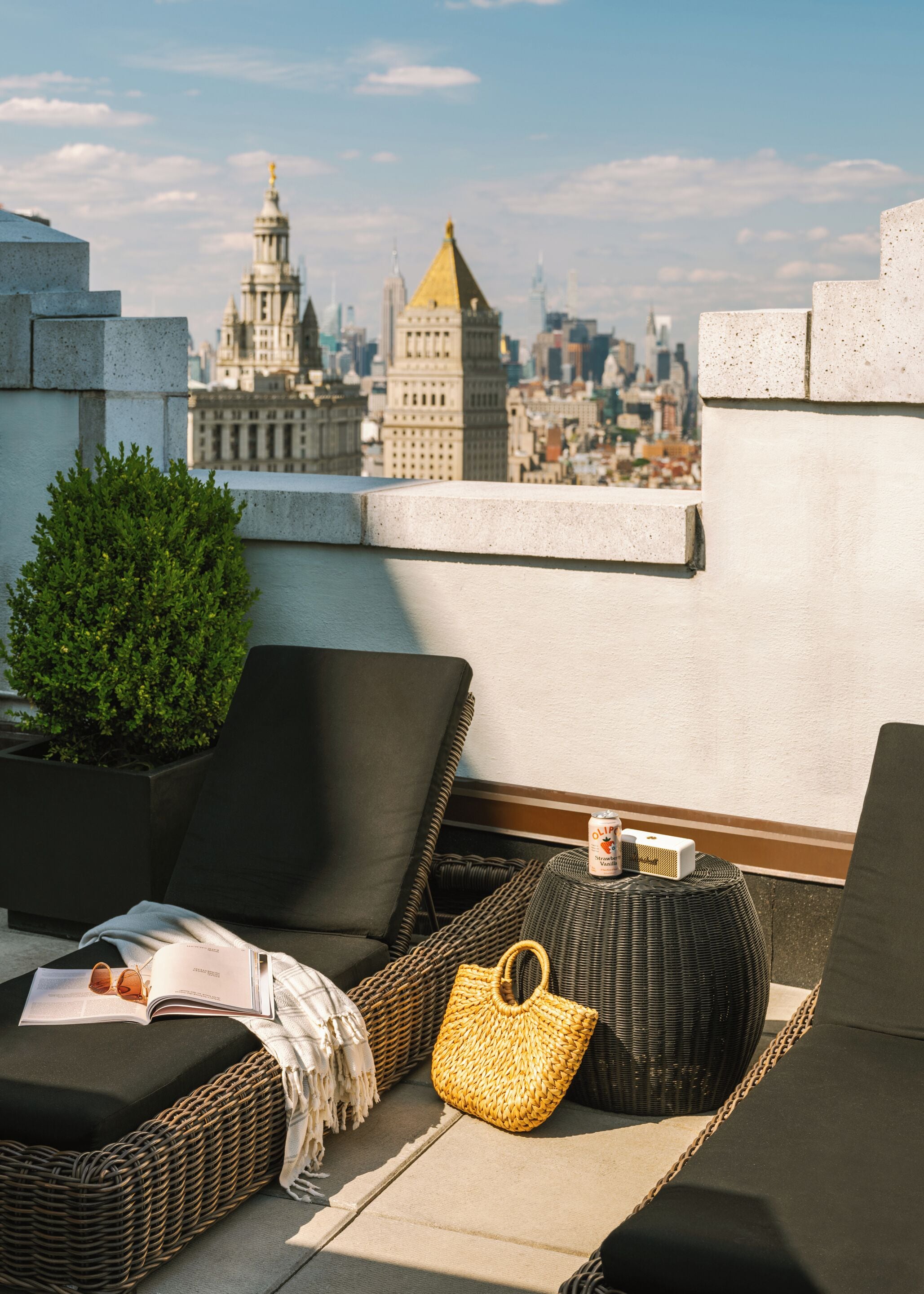 Terrasse sur le toit
