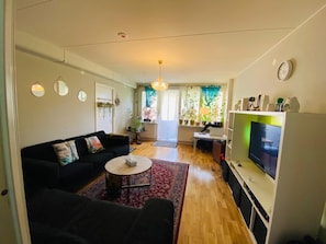 Living room - Room-charming Apartment With Private Ent (Uppsala)