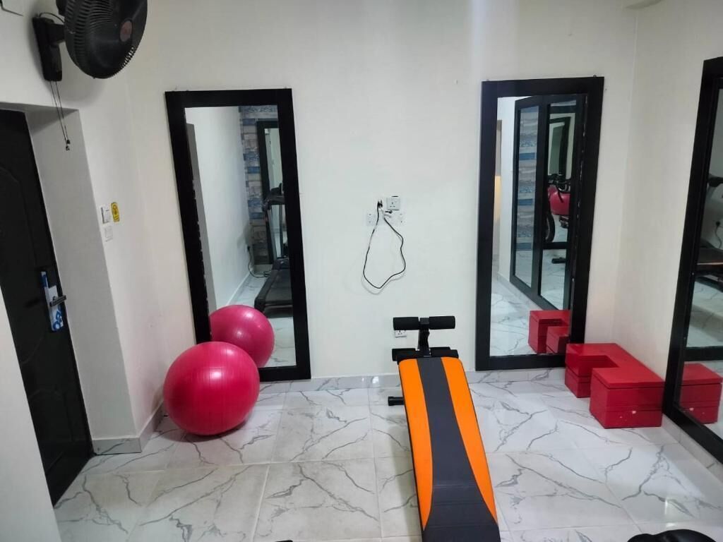 Economy Apartment, Balcony, City View | Fitness facility