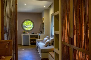 Standard Suite, Balcony, Sea View | Living area - Forest Resort Suites Skiathos (Skiathos)