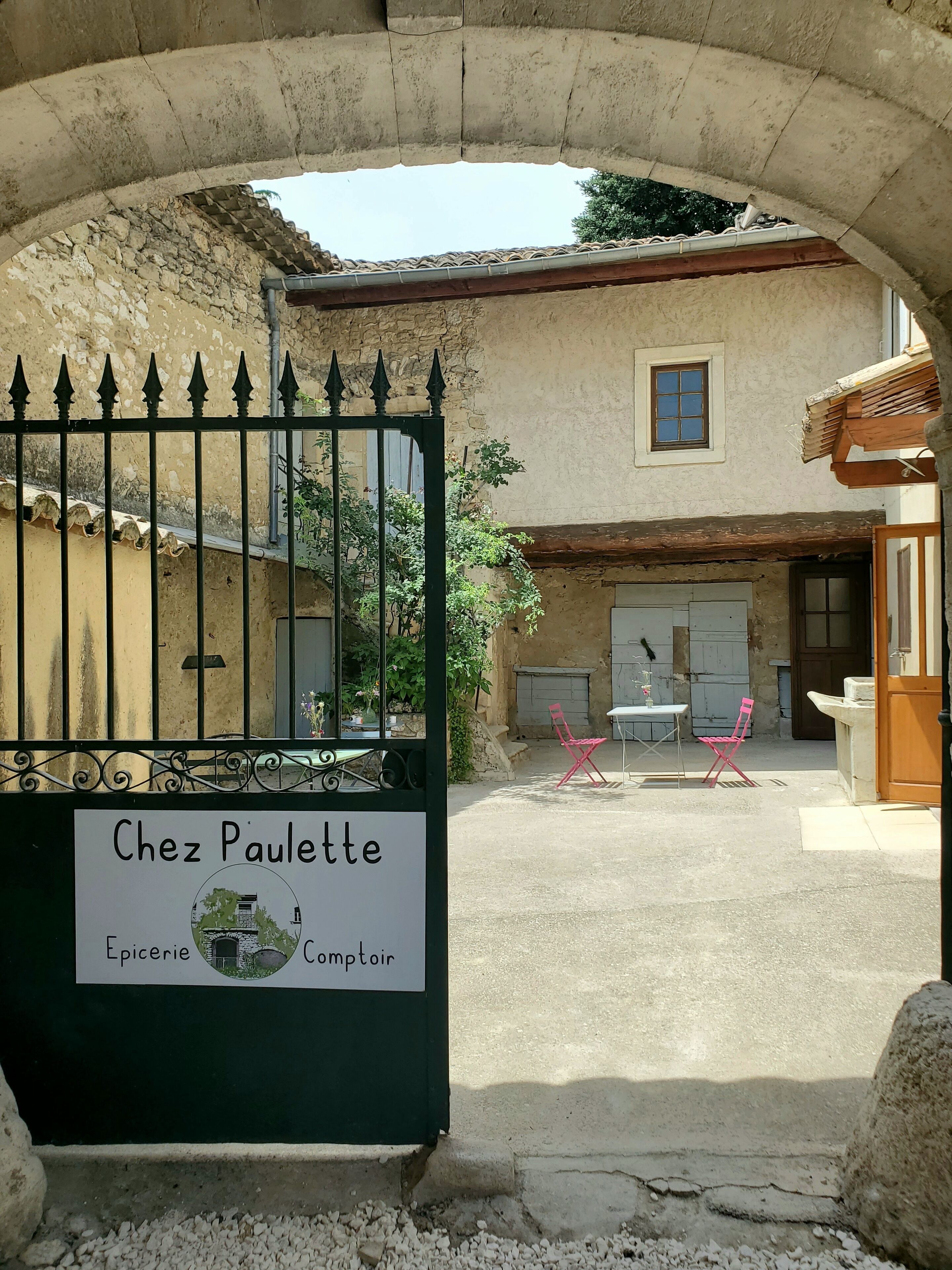 Enceinte de l’hébergement