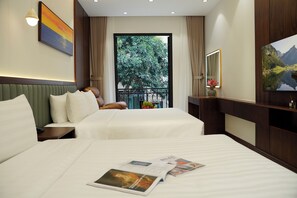 Habitación familiar, vistas a la ciudad