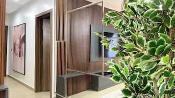 Economy-Apartment, Balkon, Stadtblick | Innenbereich