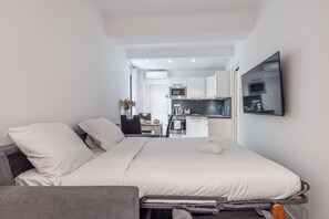 1 Schlafzimmer, Bügeleisen/Bügelbrett, Reisekinderbett, kostenloses WLAN