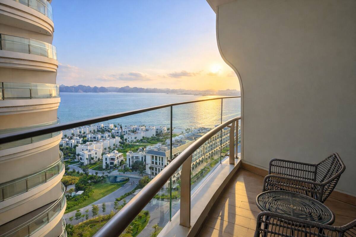 Deluxe Studio, Ocean View | Balkoni