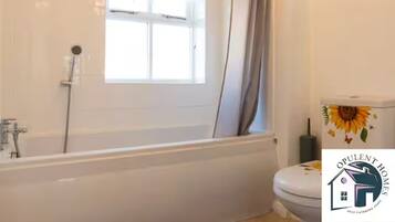 Towels, soap, toilet paper