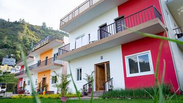 Outdoor banquet area