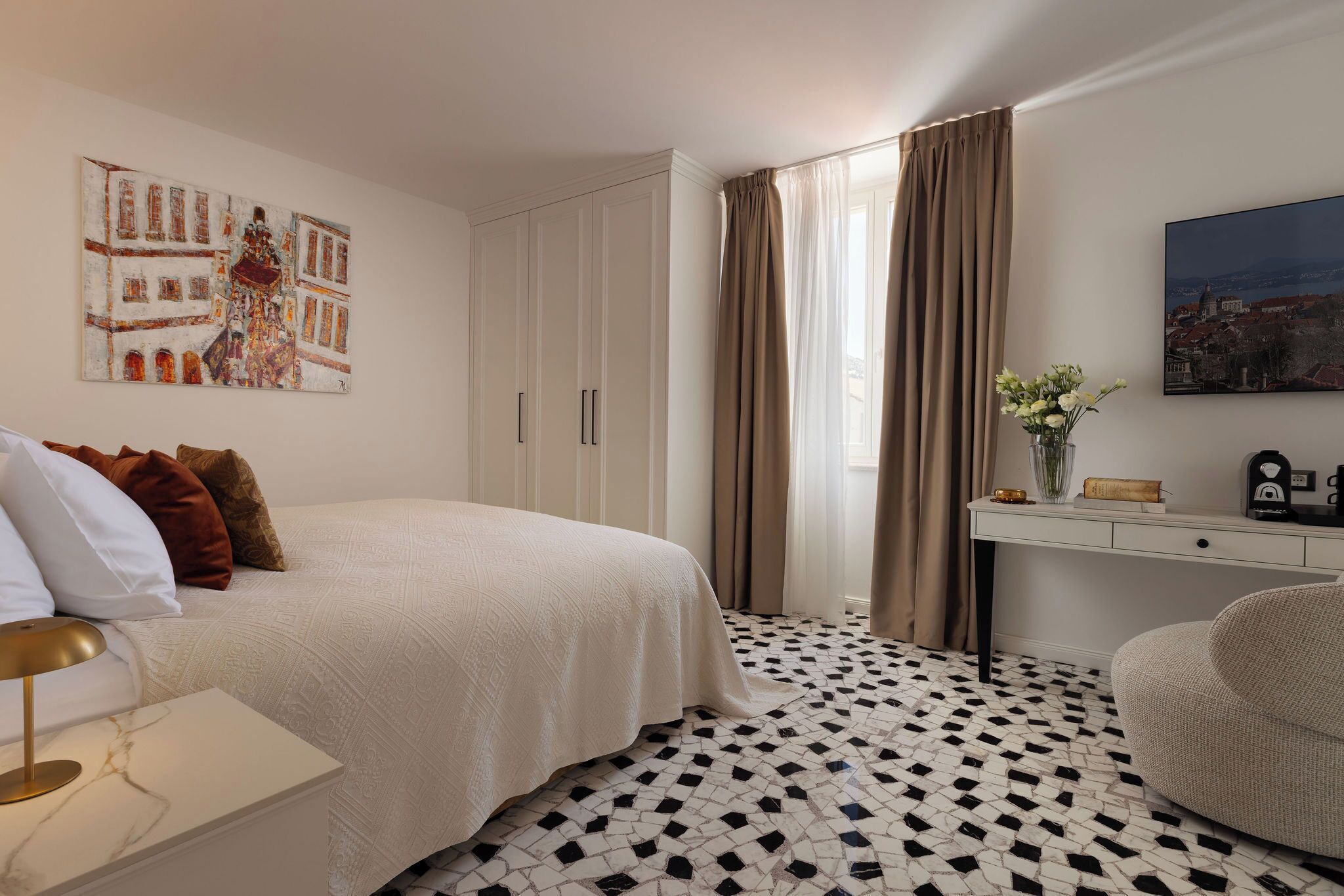 Deluxe-huone, kaupunkinäköala