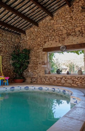 Una piscina climatizada