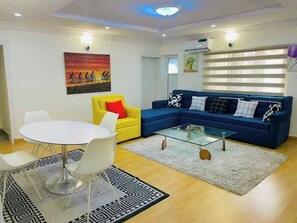 Luxury Apartment, Balcony, City View | Living area - PLOT 1792 LUXURY SUITES (Abuja)