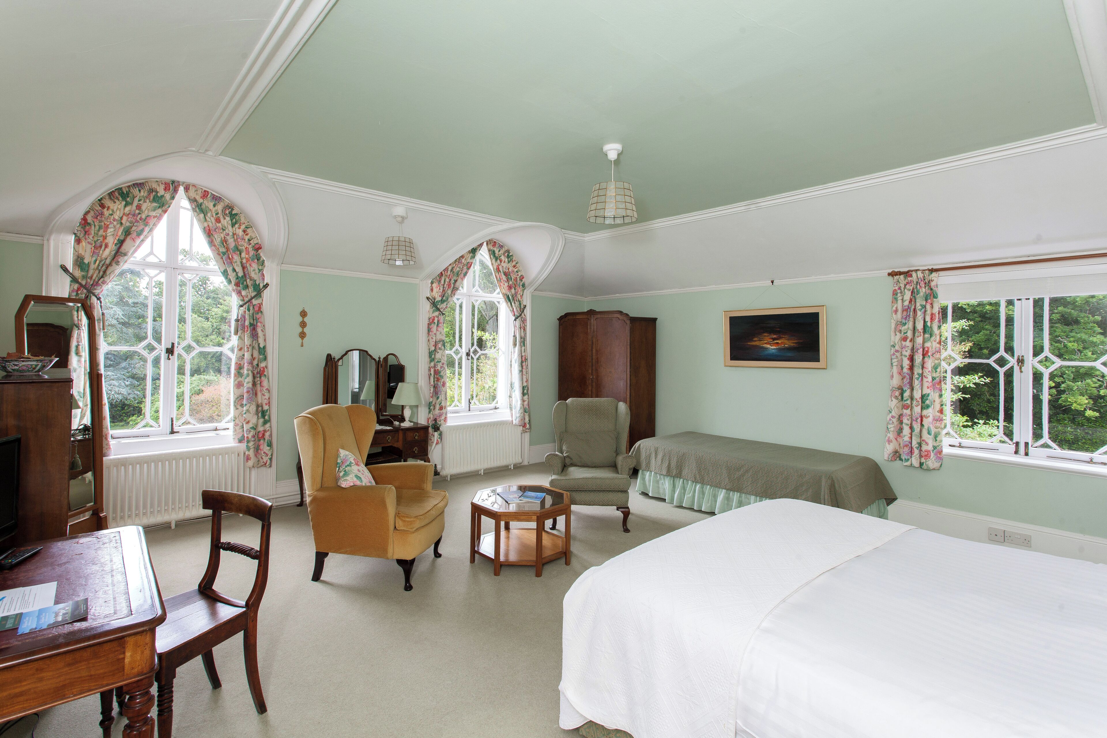 Superior kamer, uitzicht op tuin