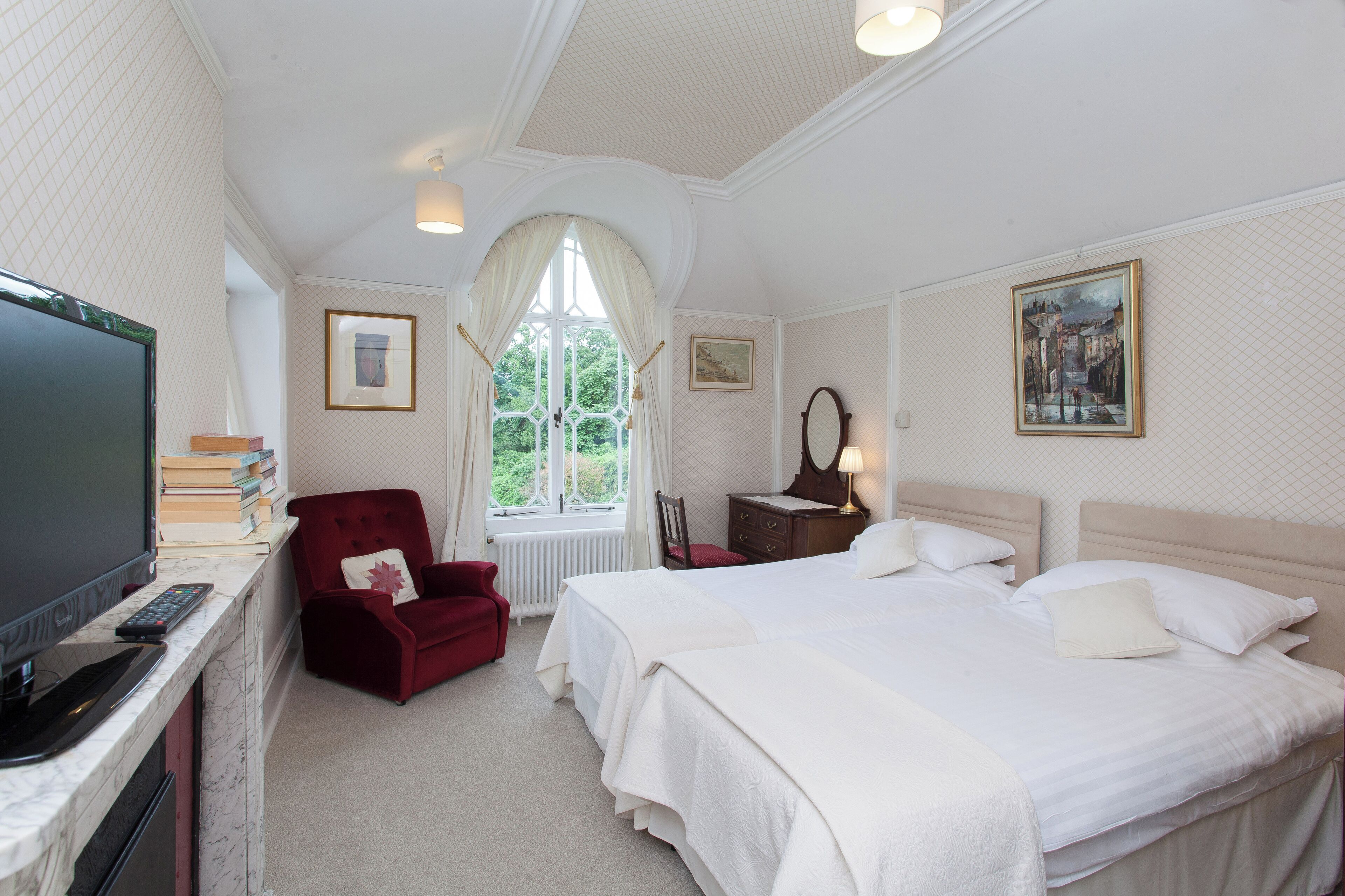 Double or Twin Room, Garden View | Iron/ironing board, free WiFi