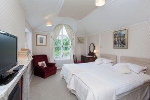 Kamer, 1 twee- of 2 eenpersoonsbedden, uitzicht op tuin