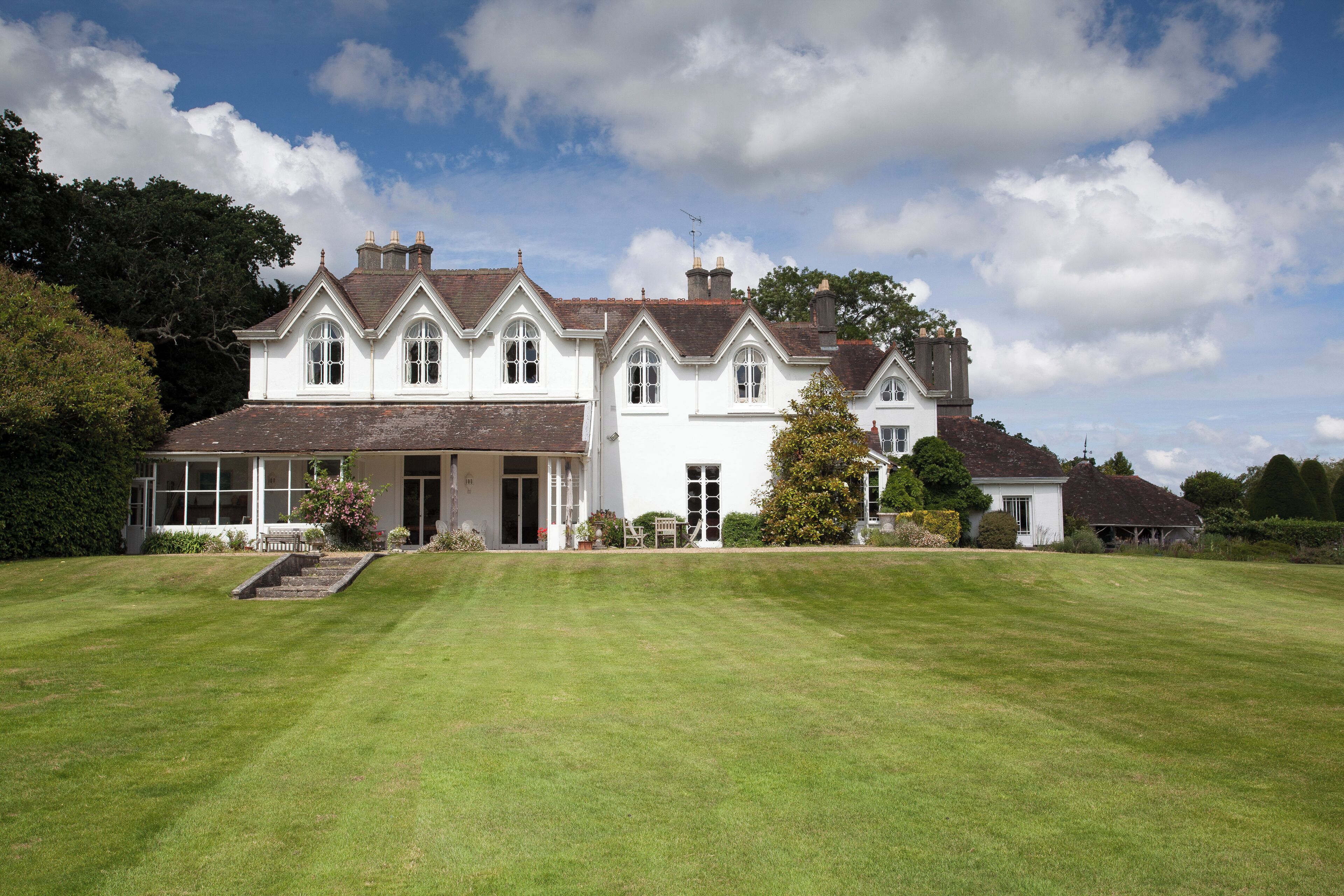 Tweepersoonskamer, uitzicht op tuin