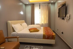 Deluxe suite, balkon, uitzicht op de stad