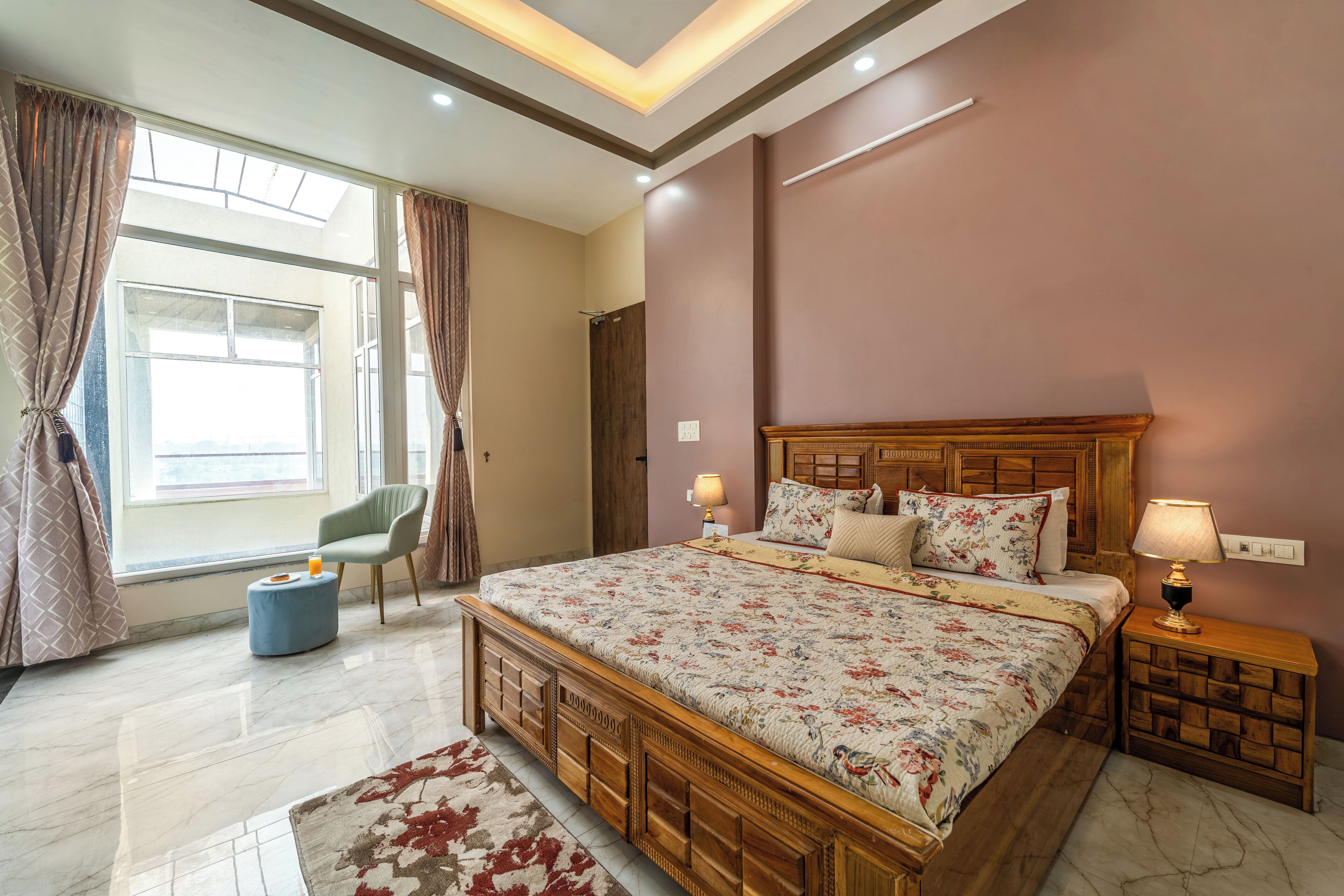 Luksushuvila, parveke, näköala puutarhaan | Silitysrauta/-lauta, ilmainen Wi-Fi