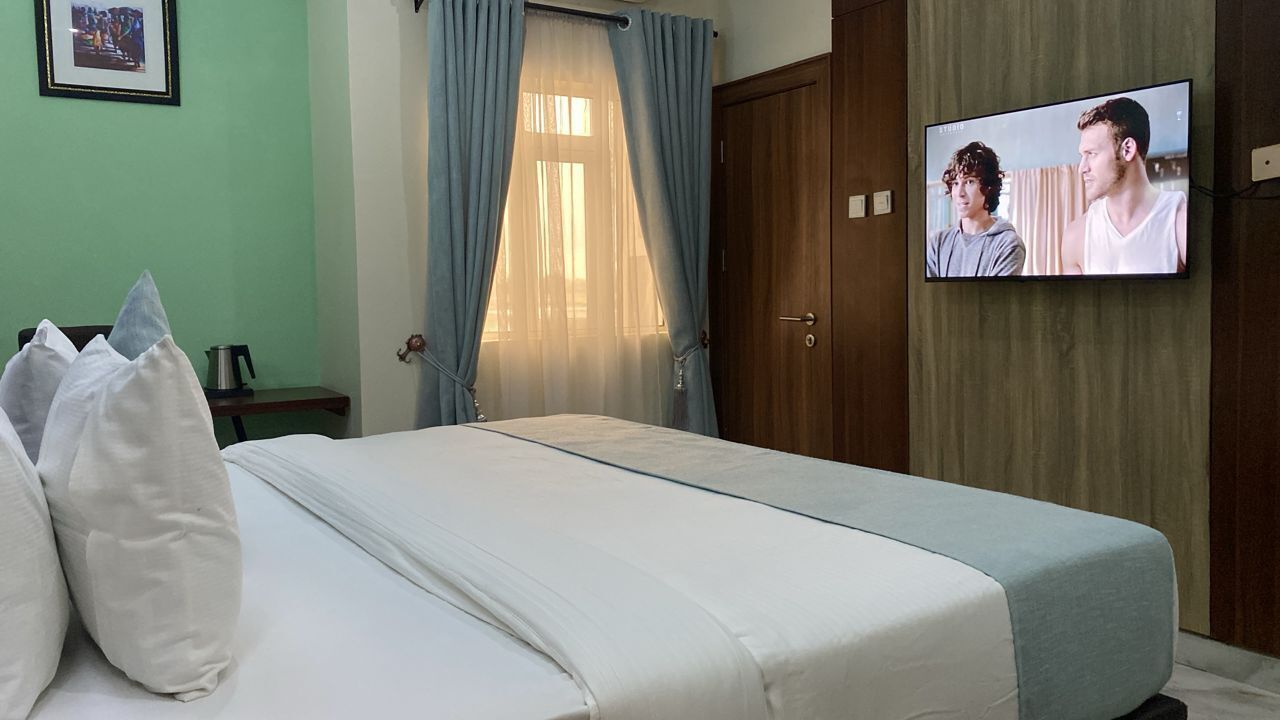 Chambre Simple Classique, balcon, vue lac