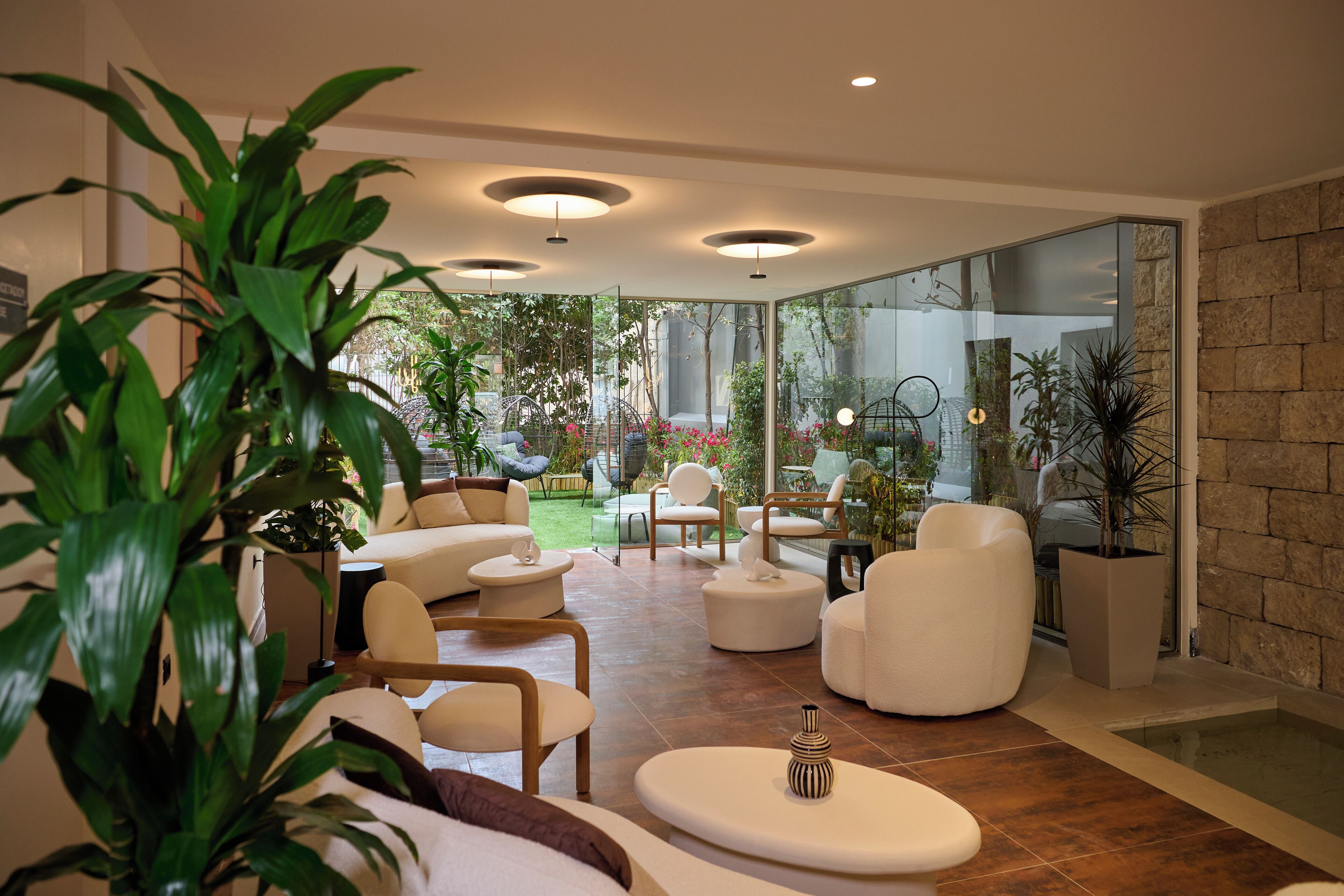 Sala de estar en el lobby