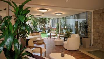 Sala de estar en el lobby