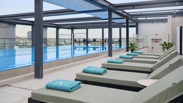Piscine sur le toit