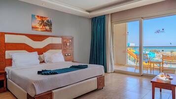 Chambre Standard Double ou avec lits jumeaux, 1 chambre, balcon, vue mer | Vue de la chambre