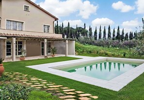 Pool - Beautiful private villa for 7 people with WIFI, private pool, A/C, TV, terrace and pets allowed (Casale Marittimo)