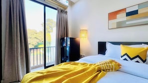 Basic-enkeltværelse - byudsigt