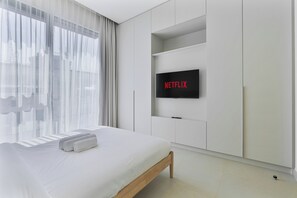 1 Schlafzimmer, Bügeleisen/Bügelbrett, kostenloses WLAN, Bettwäsche