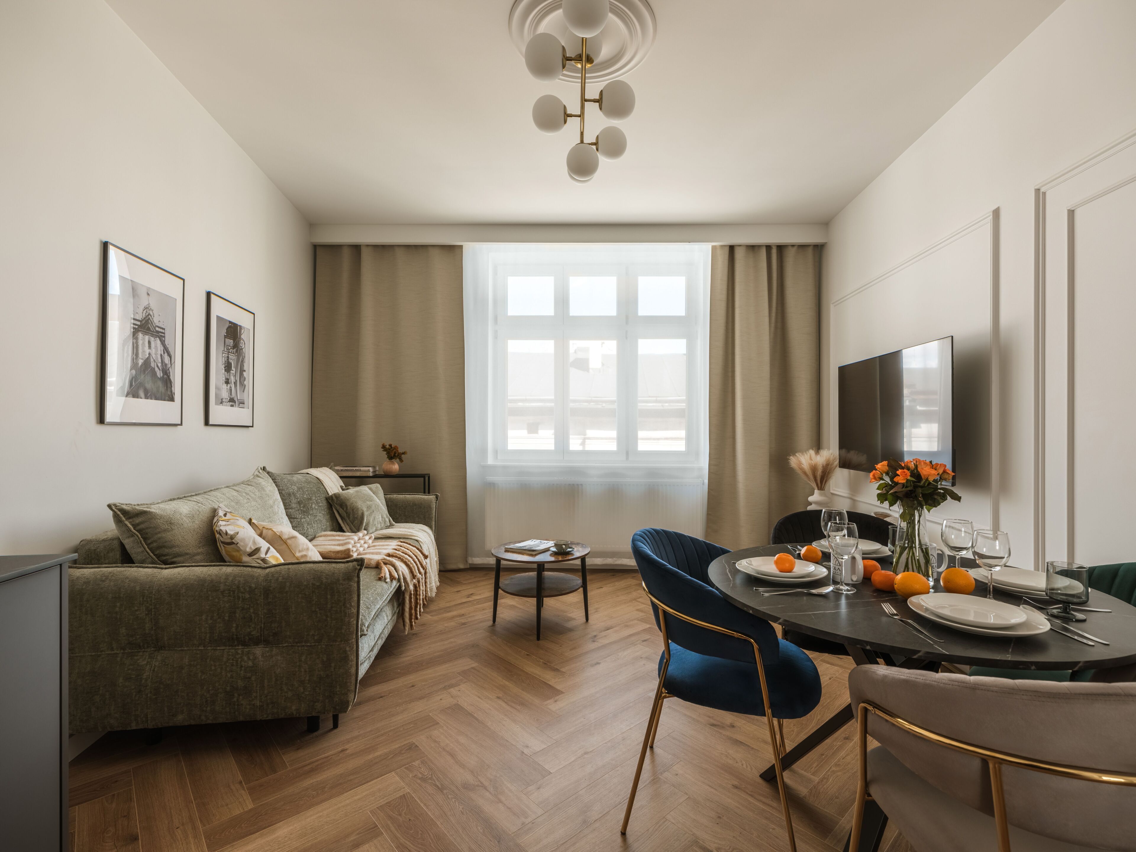 Apartamento estándar, 2 habitaciones | Sala de estar