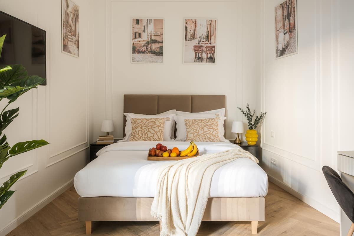 Căn hộ tiện nghi đơn giản, 3 phòng ngủ, quang cảnh sân vườn | Bàn ủi/dụng cụ ủi quần áo, truy cập Internet không dây miễn phí