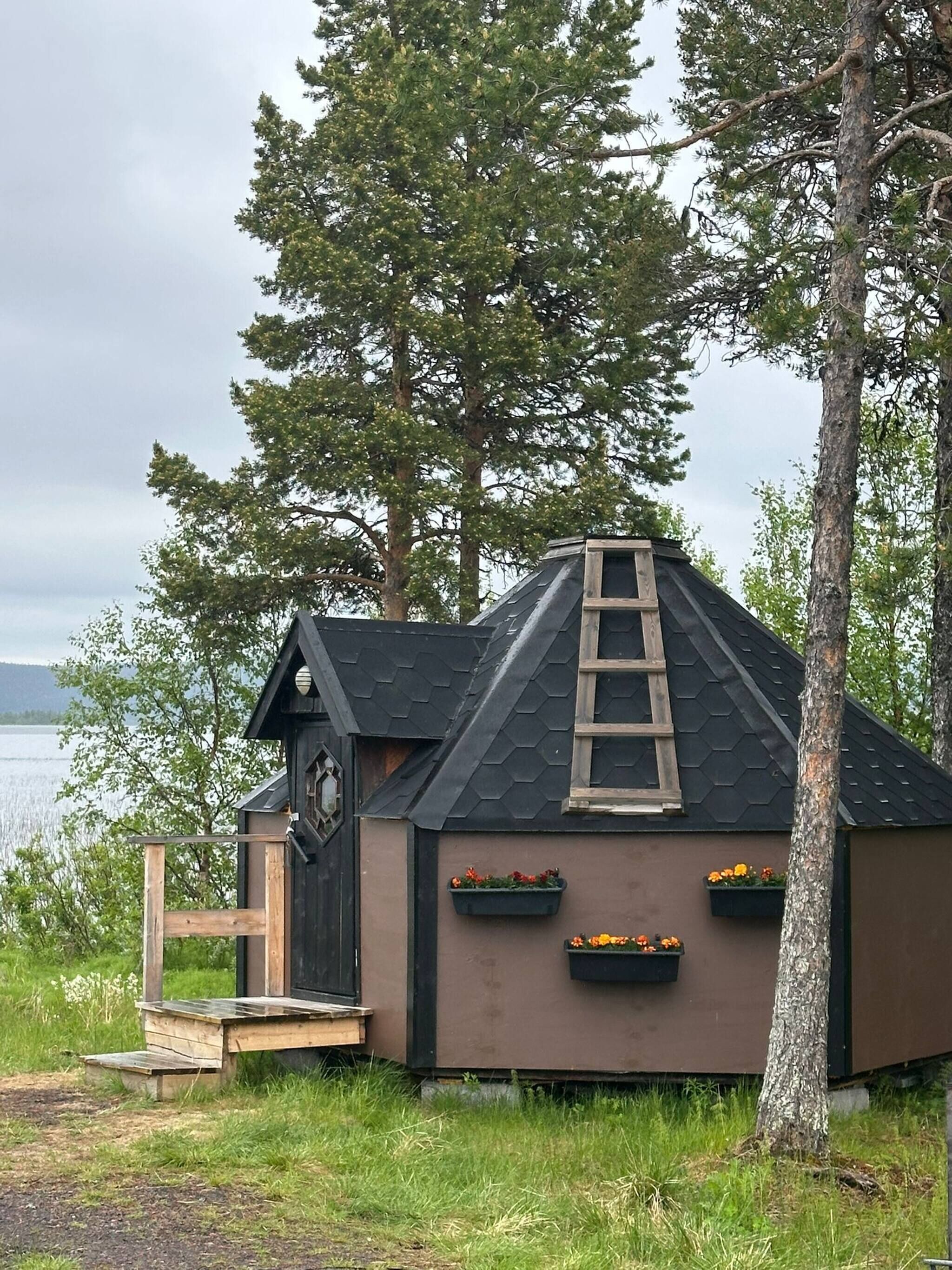 Hus - 1 sovrum - utsikt mot trädgården