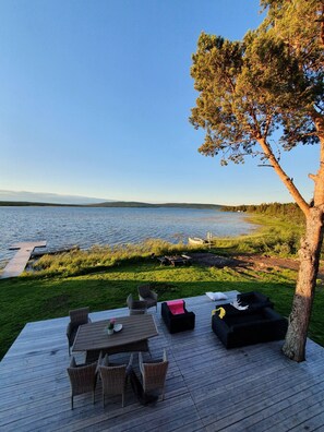 Casa, 1 habitación, vista al jardín | Restaurante al aire libre