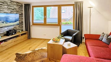 TV, DVD-spiller og stereoanlegg