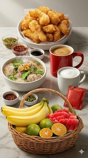 Free daily local cuisine breakfast  - Baanphet Sukphrom Wang Nam Khiao (Wang Nam Khiao)