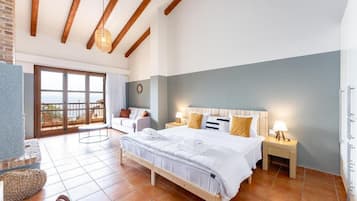 Junior Suite, Balcony, Sea View | Desk, free WiFi