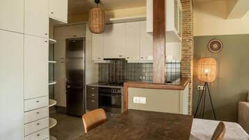 Apartment, Patio, Beach View | Private kitchen | Mini-fridge