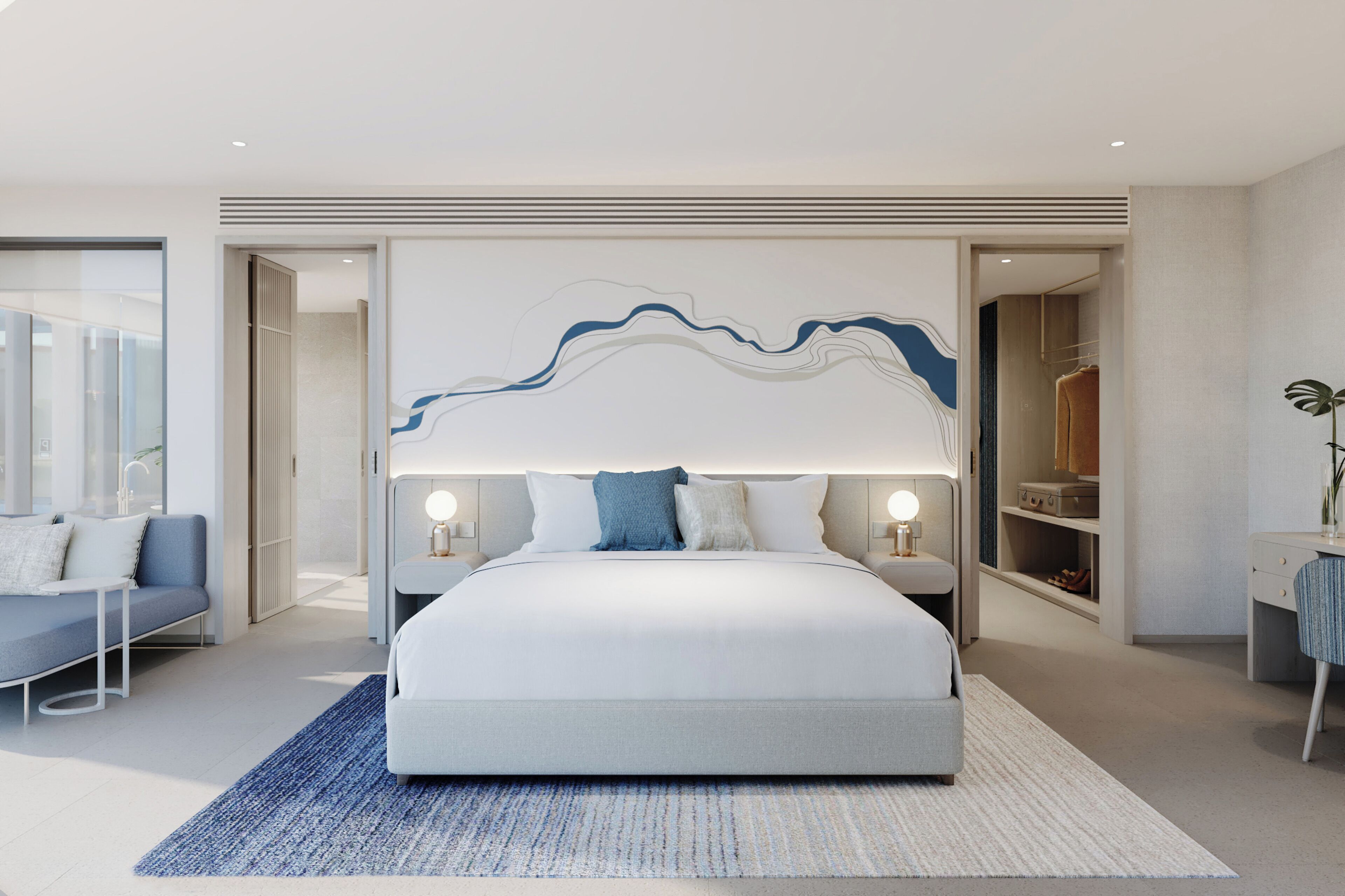 Phòng Suite Grand (The Level | Panoramic Ocean View) | Két bảo mật tại phòng, truy cập Internet không dây miễn phí 