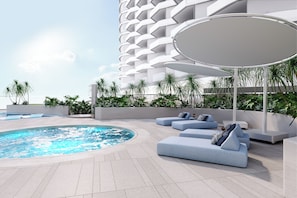 Outdoor pool, pool loungers - Meliá Aurea Nha Trang (Nha Trang)