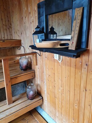 House, 3 Bedrooms, Balcony, Garden View | Sauna - Camp Caroli Villa Aurora (Jukkasjarvi)