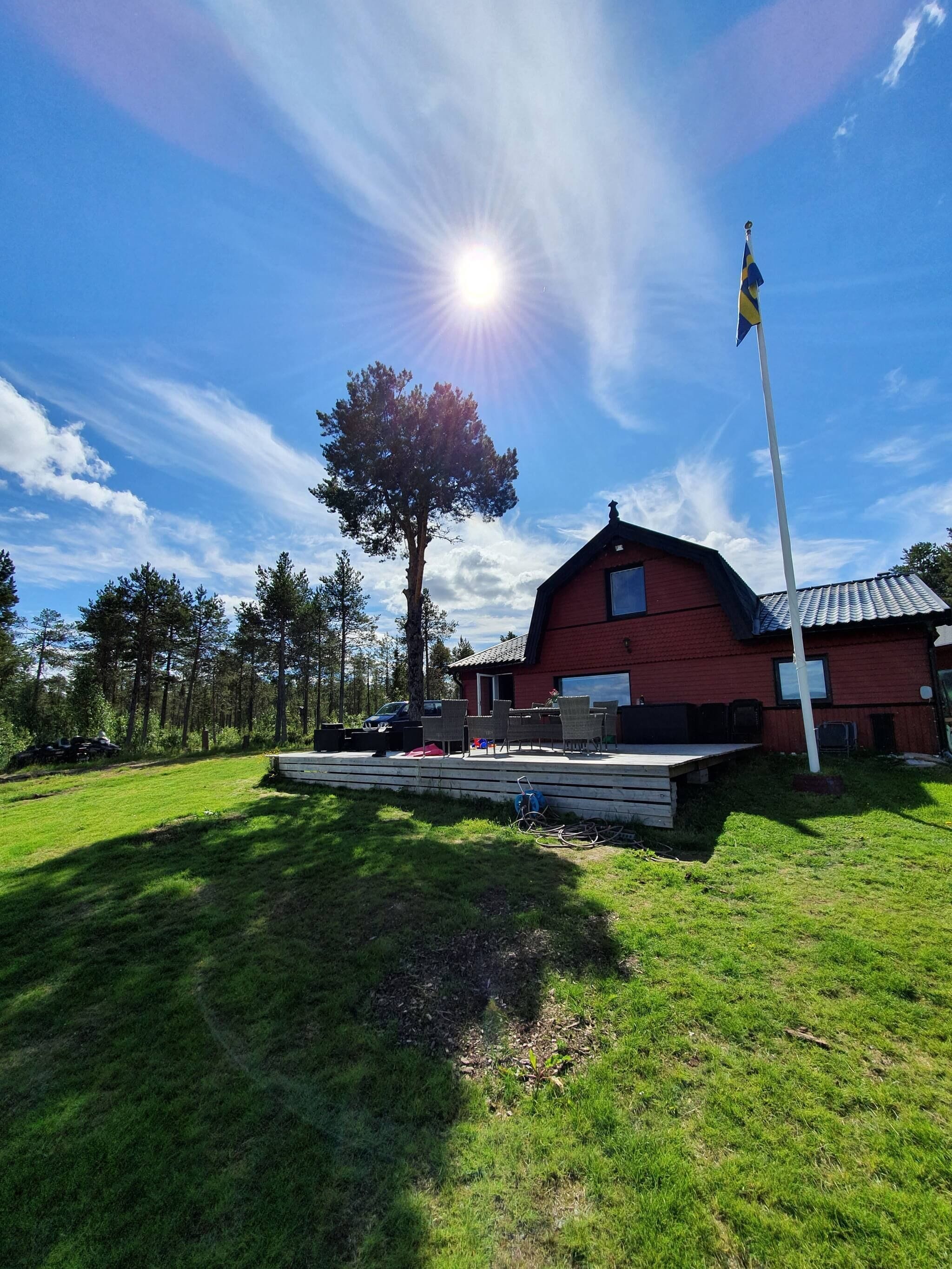 Hus, 3 soverom, balkong, hageutsikt | Eksteriør