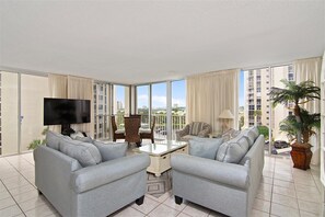 Condo, 3 Bedrooms | Living area - Shoreline Towers 1056 3 Bedroom Condo (Destin)