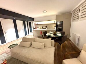 Living area - Apartment with garage 5 minutes from Basel-Mulhouse airport (Blotzheim)