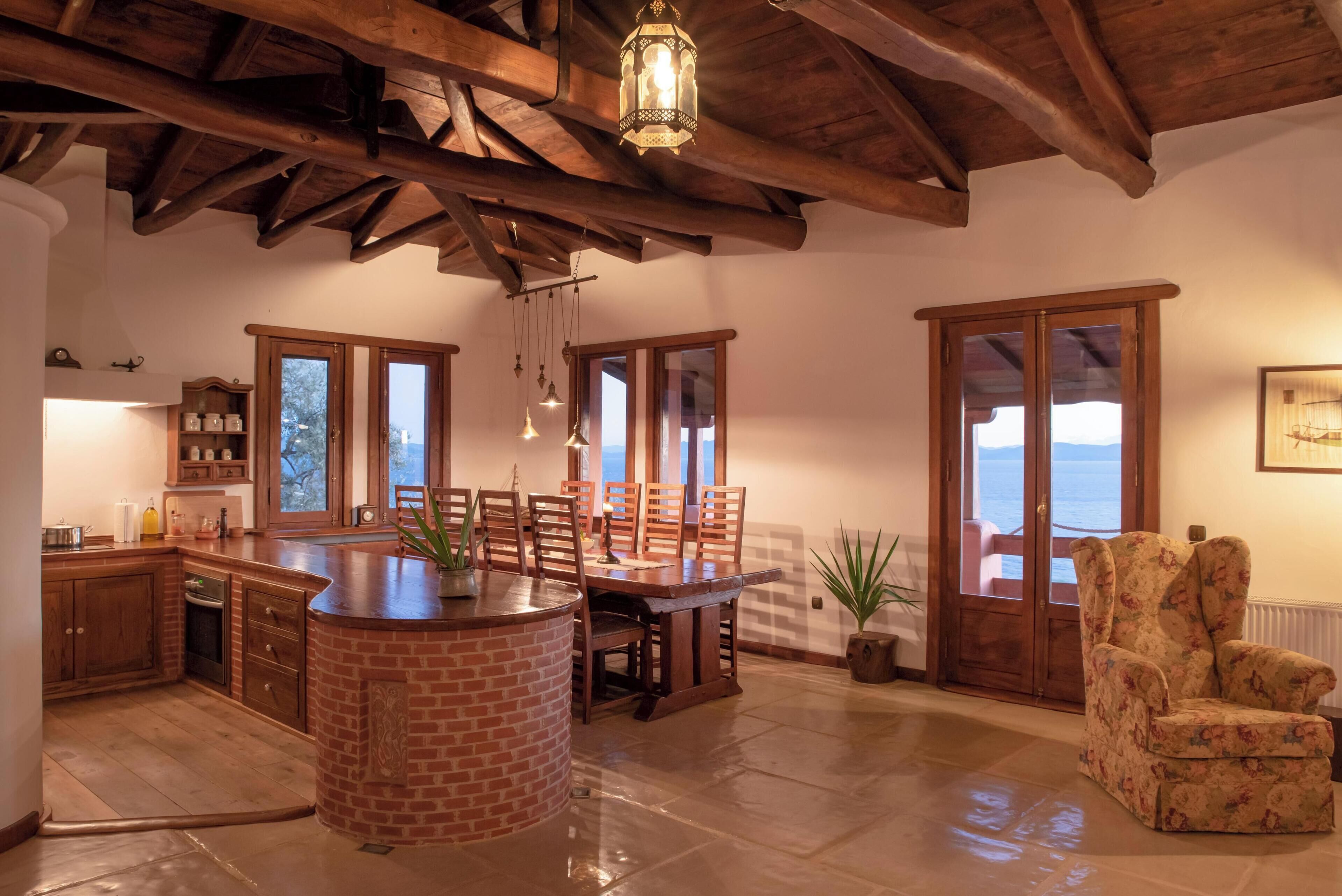 Swell Villa | Private kitchen | Fridge, oven, stovetop, dishwasher