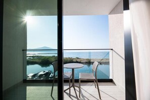 Superior Triple Room, Balcony, Sea View | Terrace/patio - Safin Hotel & SPA (Orikum)